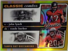 John Lynch, Ronde Barber [Gold] Football Cards 2022 Panini Classics Combos Prices