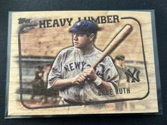 Babe Ruth #HL-19 Baseball Cards 2023 Topps Heavy Lumber Prices