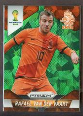 Rafael van der Vaart [Green Crystal Prizm] Soccer Cards 2014 Panini Prizm World Cup Prices