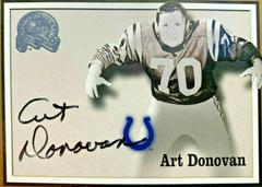 Art Donovan [Autograph] Football Cards 2000 Fleer Greats of the Game Autographs Prices