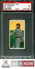 Bill Graham #NNO Baseball Cards 1909 T206 Piedmont 350 Prices
