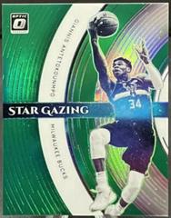Giannis Antetokounmpo [Green] #3 Basketball Cards 2021 Panini Donruss Optic Star Gazing Prices