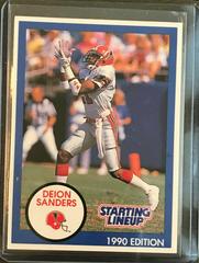 Deion Sanders [Blue] Football Cards 1990 Kenner Starting Lineup Prices