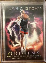 Shai Gilgeous-Alexander #3 Basketball Cards 2023 Panini Origins Cosmic Storm Prices