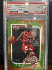 Michael Jordan [Silver Script] #245 Basketball Cards 2008 Upper Deck MVP Prices