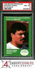 Anthony Munoz [Ad on Back] #6 Football Cards 1990 British Petroleum Prices
