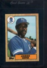 Jorge Orta #738 Baseball Cards 1987 Topps Tiffany Prices