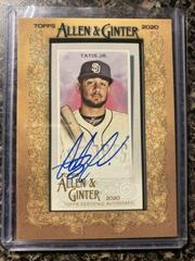 Fernando Tatis Jr. [Black Frame] Baseball Cards 2020 Topps Allen & Ginter Mini Autographs Prices