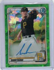 Aaron Shortridge [Green Shimmer] #CPA-ASH Baseball Cards 2020 Bowman Chrome Prospect Autographs Prices