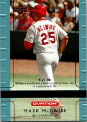Mark McGwire #118 Baseball Cards 2002 Upper Deck Ovation Prices