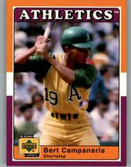 Bert Campaneris #9 Baseball Cards 2001 Upper Deck Decade 1970's Prices