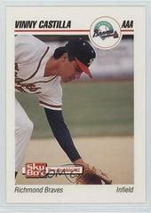 Vinny Castilla #195 Baseball Cards 1992 Skybox AAA Prices