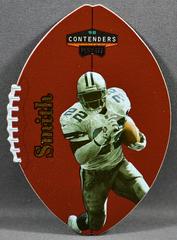 Emmitt Smith [Gold] #21 Football Cards 1998 Playoff Contenders Leather Prices