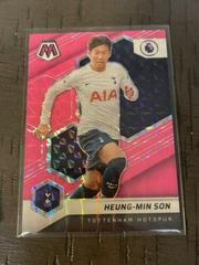 Heung Min Son [Pink Fluorescent] Soccer Cards 2021 Panini Mosaic Premier League Prices