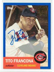 Tito Francona [Blue Border] #FFA-TIF Baseball Cards 2016 Topps Archives Fan Favorites Autograph Prices