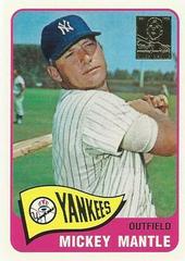 1965 Topps Reprint Baseball Cards 1996 Topps Mantle Reprint Prices