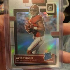 Bryce Young [Holo] #1 Football Cards 2023 Panini Chronicles Draft Picks Donruss Optic Rated Rookie Prices