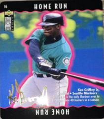 Ken Griffey Jr. [Home Run Gold Signature] Baseball Cards 1996 Collector's Choice You Make Play Prices