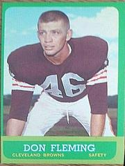 Don Fleming Football Cards 1963 Topps Prices