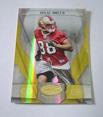 Isaac Bruce [Mirror Gold] #125 Football Cards 2008 Leaf Certified Materials Prices