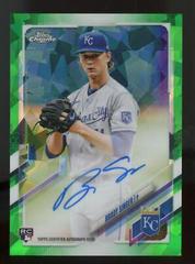 Brady Singer [Green] Baseball Cards 2021 Topps Chrome Sapphire Rookie Autographs Prices