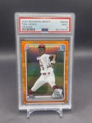 Tink Hence [Orange Refractor] #BD-86 Baseball Cards 2020 Bowman Draft Chrome Prices