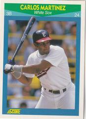 Carlos Martinez Baseball Cards 1990 Score Rising Stars Prices