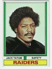 Jack Tatum #14 Football Cards 1974 Topps Prices