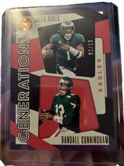 Jalen Hurts, Randall Cunningham [Violet] #GEN-6 Football Cards 2023 Panini Legacy Generations Prices