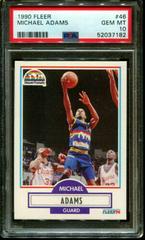 Michael Adams #46 Basketball Cards 1990 Fleer Prices