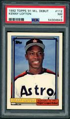 Kenny Lofton Baseball Cards 1992 Topps '91 M.L. Debut Prices