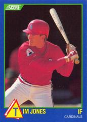 Tim Jones #28 Baseball Cards 1989 Score Rising Stars Prices