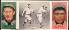 H. Camnitz, G. Gibson [Donlin Out at First] Baseball Cards 1912 T202 Hassan Triple Folder Prices