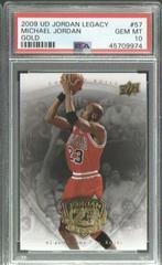 Michael Jordan Gold #57 Basketball Cards 2009 Upper Deck Jordan Legacy Prices