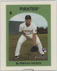 Ke'Bryan Hayes #6 Baseball Cards 2021 Topps Heritage Venezuela Stamps Prices