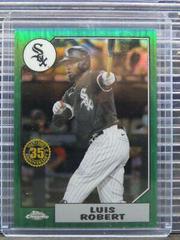 Luis Robert [Green] #87BC-12 Baseball Cards 2022 Topps Chrome 1987 Prices