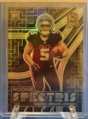 Drake London #RSP-DLO Football Cards 2022 Panini Spectra Rookie Spectris Prices