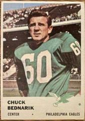 Chuck Bednarik #55 Football Cards 1961 Fleer Prices