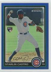 Starlin Castro [Blue Refractor] Baseball Cards 2010 Bowman Chrome Prices