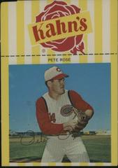 Pete Rose [Right Hand in Glove] Baseball Cards 1966 Kahn's Wieners Prices