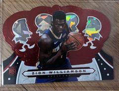 Zion Williamson [Crystal Red] #19 Basketball Cards 2019 Panini Crown Royale Prices