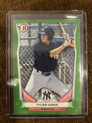 Tyler Wade [Green] Baseball Cards 2014 Bowman Prospects Prices
