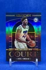Joel Embiid [Holo Artist Proof] Basketball Cards 2021 Panini Hoops High Court Prices