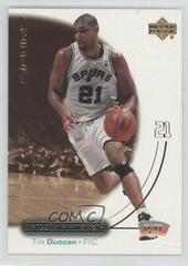 Tim Duncan Basketball Cards 2000 Upper Deck Ovation Prices