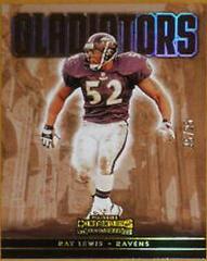 Ray Lewis [Gold] #GLD-RLE Football Cards 2022 Panini Contenders Gladiators Prices
