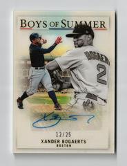 Xander Bogaerts [Gold] #BOS-XB Baseball Cards 2022 Panini Chronicles Boys of Summer Autographs Prices