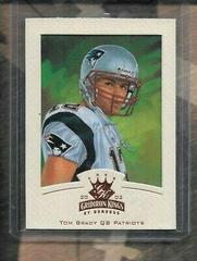 Tom Brady [Bronze] Football Cards 2002 Panini Donruss Gridiron Kings Prices