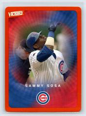 Sammy Sosa [Orange] #22 Baseball Cards 2003 Upper Deck Victory Prices