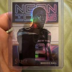 Breece Hall [Tie Dye] #NI-16 Football Cards 2022 Panini Select Neon Icons Prices