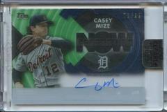 Casey Mize [Green] #GNA-CM Baseball Cards 2022 Topps Clearly Authentic Generation Now Autographs Prices